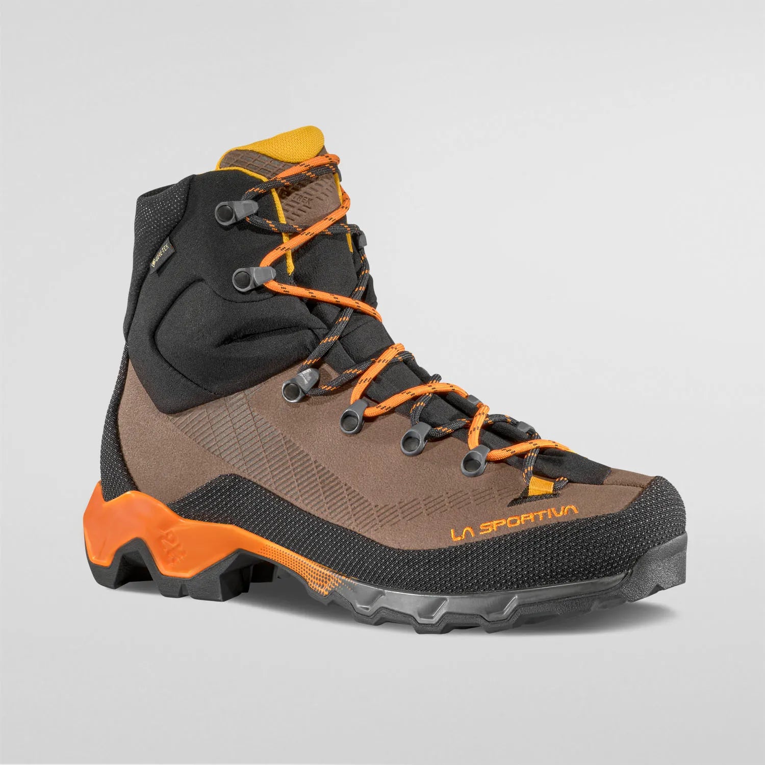 La Sportiva Aequilibrium Trek Gtx Mens Hiking Boot Chocolate Papaya Colour Chocolate_Papaya