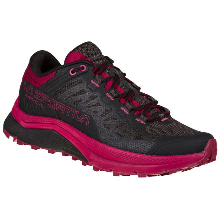 La Sportiva Karacal Womens Trail Running Shoe Black Red Plum Inte Colour Black_Red Plum