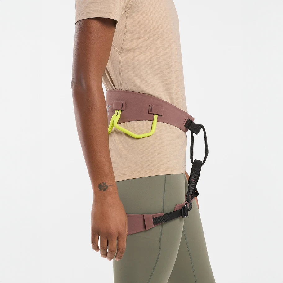 Arcteryx AR385a Womens Climbing Harness - Velvet Sand