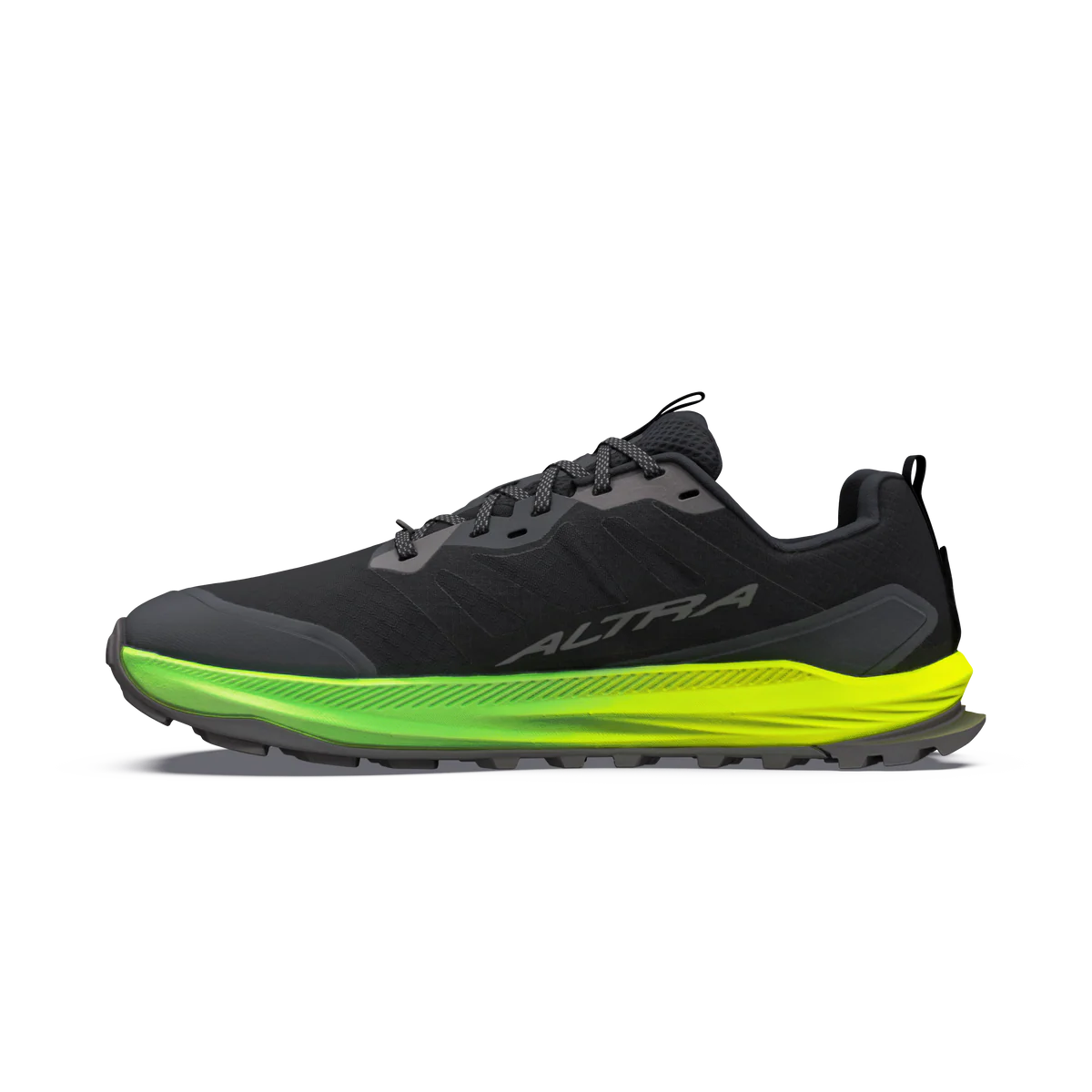 Altra Lone Peak 9+ Mens Trail Running Shoe - Black/Gecko