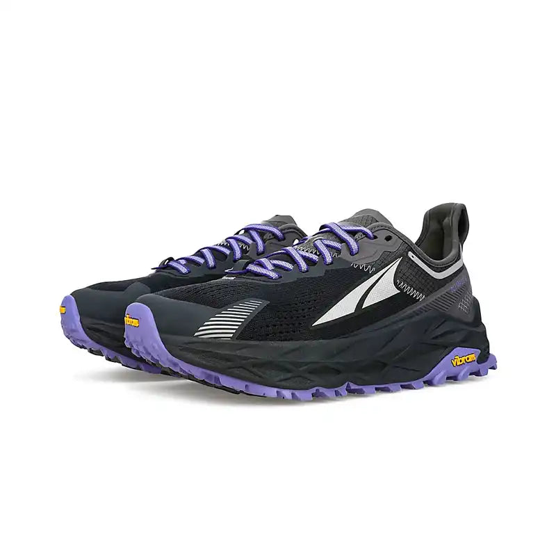 Altra Olympus 5 Womens Trail Running Shoe - Black/Grey