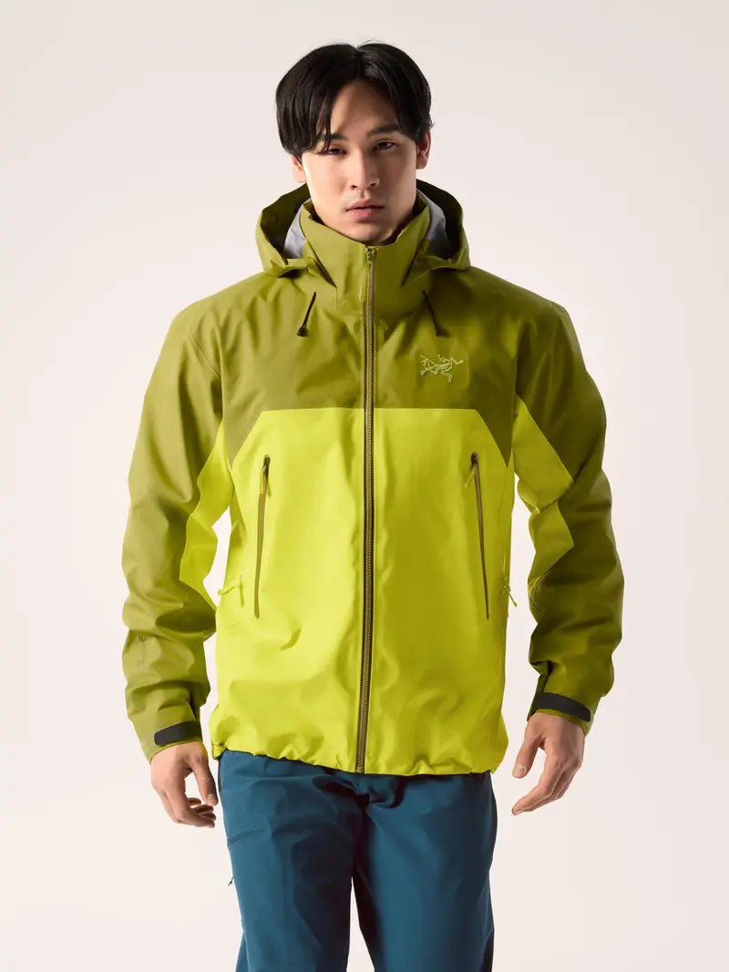 Arcteryx Beta AR Mens Hooded Jacket - Olive Moss/Euphoria