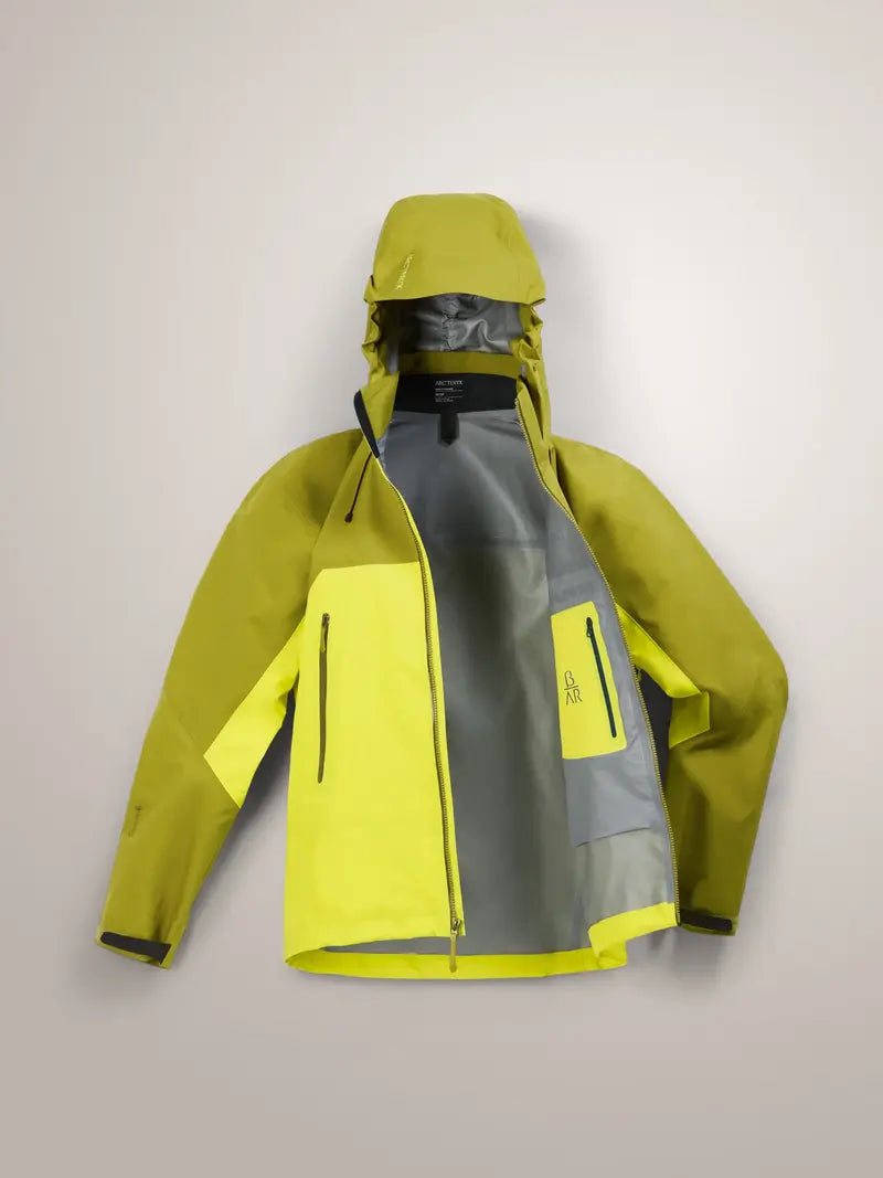 Arcteryx Beta AR Mens Hooded Jacket - Olive Moss/Euphoria