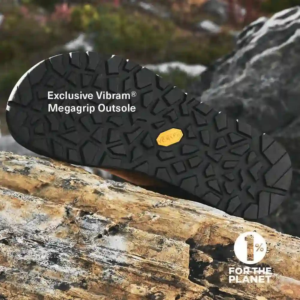 Bedrock Sandals Mountain Clog Suede Leather - Deep Plum