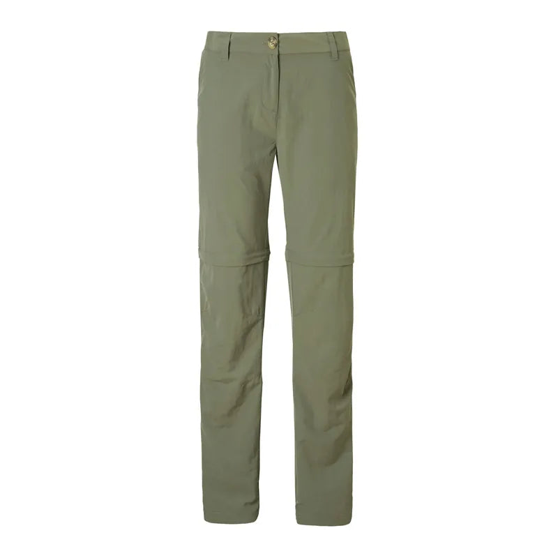 Craghoppers NosiLife Convertible III Womens Pants - Long Colour Soft Moss