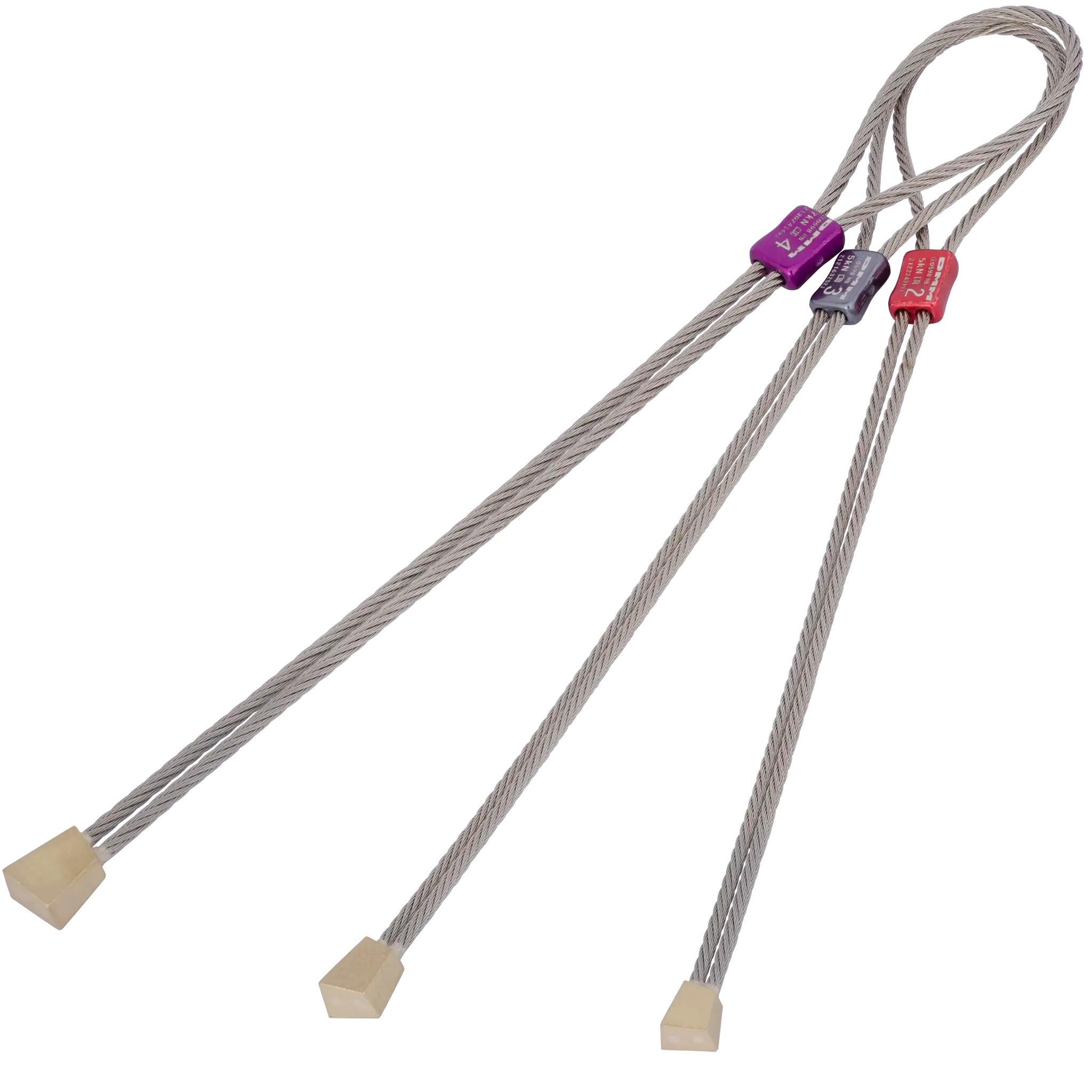 DMM HB Brass Offset Climbing Nut - Set 2-4