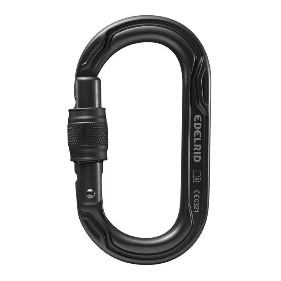 Edelrid Oval Power 2500 Screwgate Climbing Carabiner