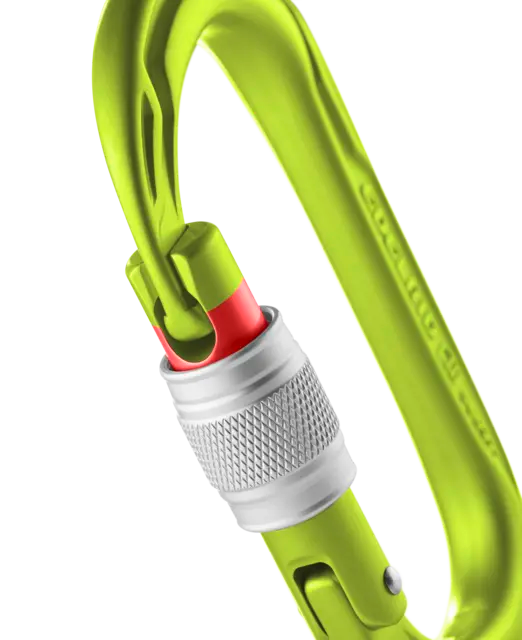 Edelrid Oval Power 2500 II Screw Gate Climbing Carabiner