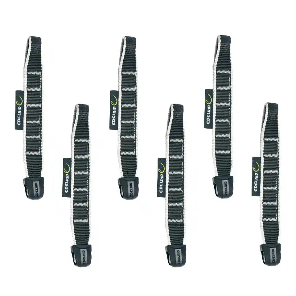 Edelrid Nylon Quickdraw Sling 15 22Mm 6 Pack Colour Night Snow