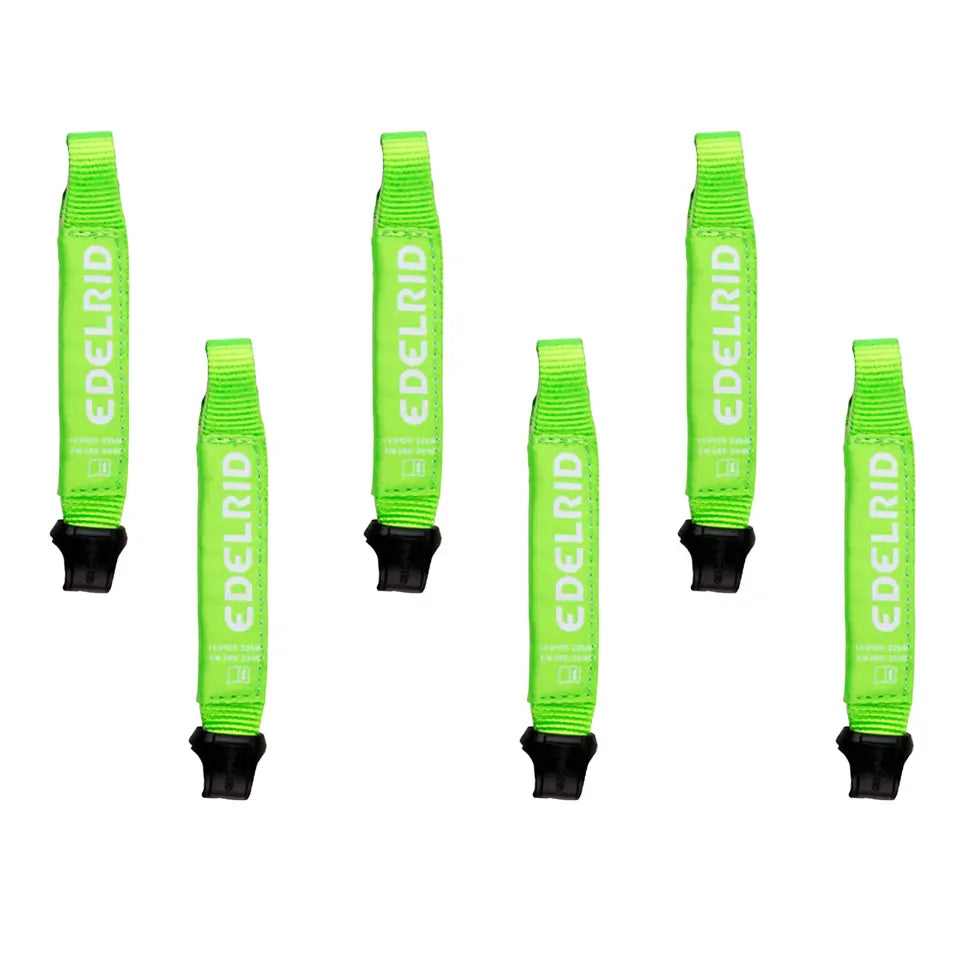 Edelrid Logo Sling Ambassador 15 22Mm 6 Pack Colour Neon Green