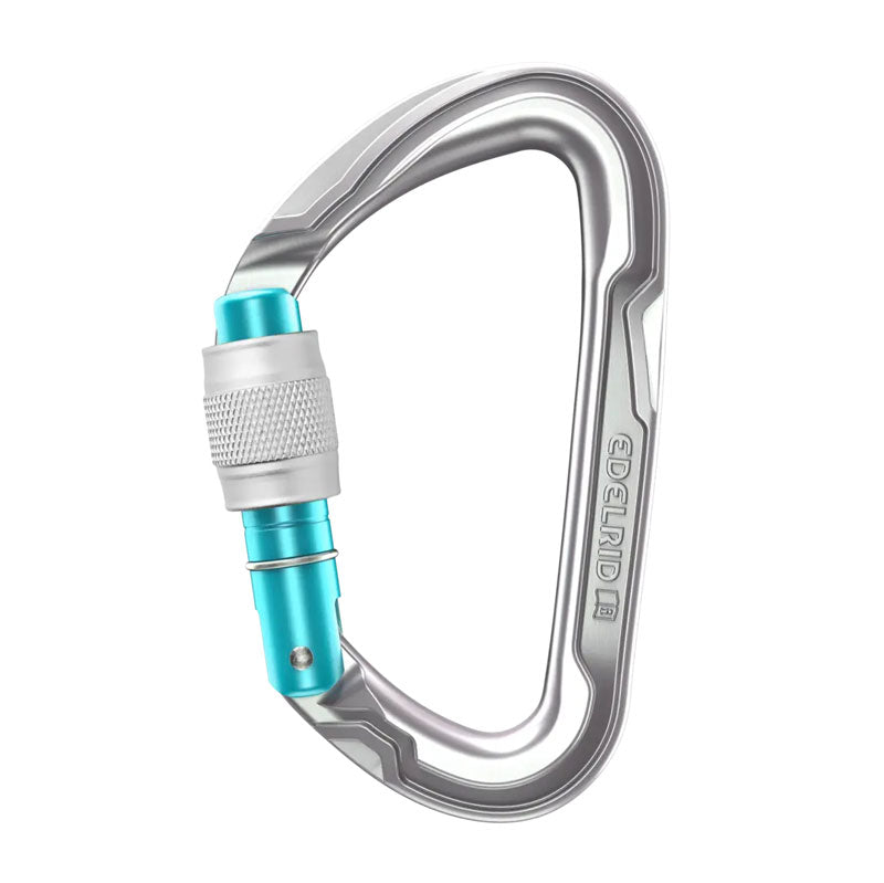 Edelrid Pure Iii Screw Gate Climbing Carabiner 1 Colour Silver