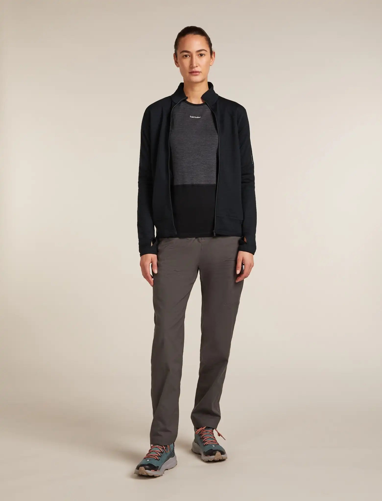 Icebreaker Merino Blend 300 RealFleece Descender Womens Jacket