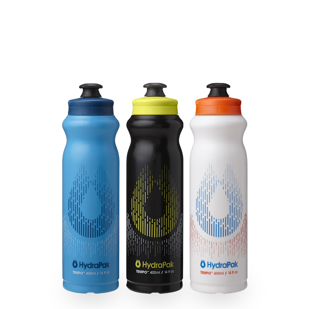 HydraPak Tempo 400ml Bottle - 3 pack