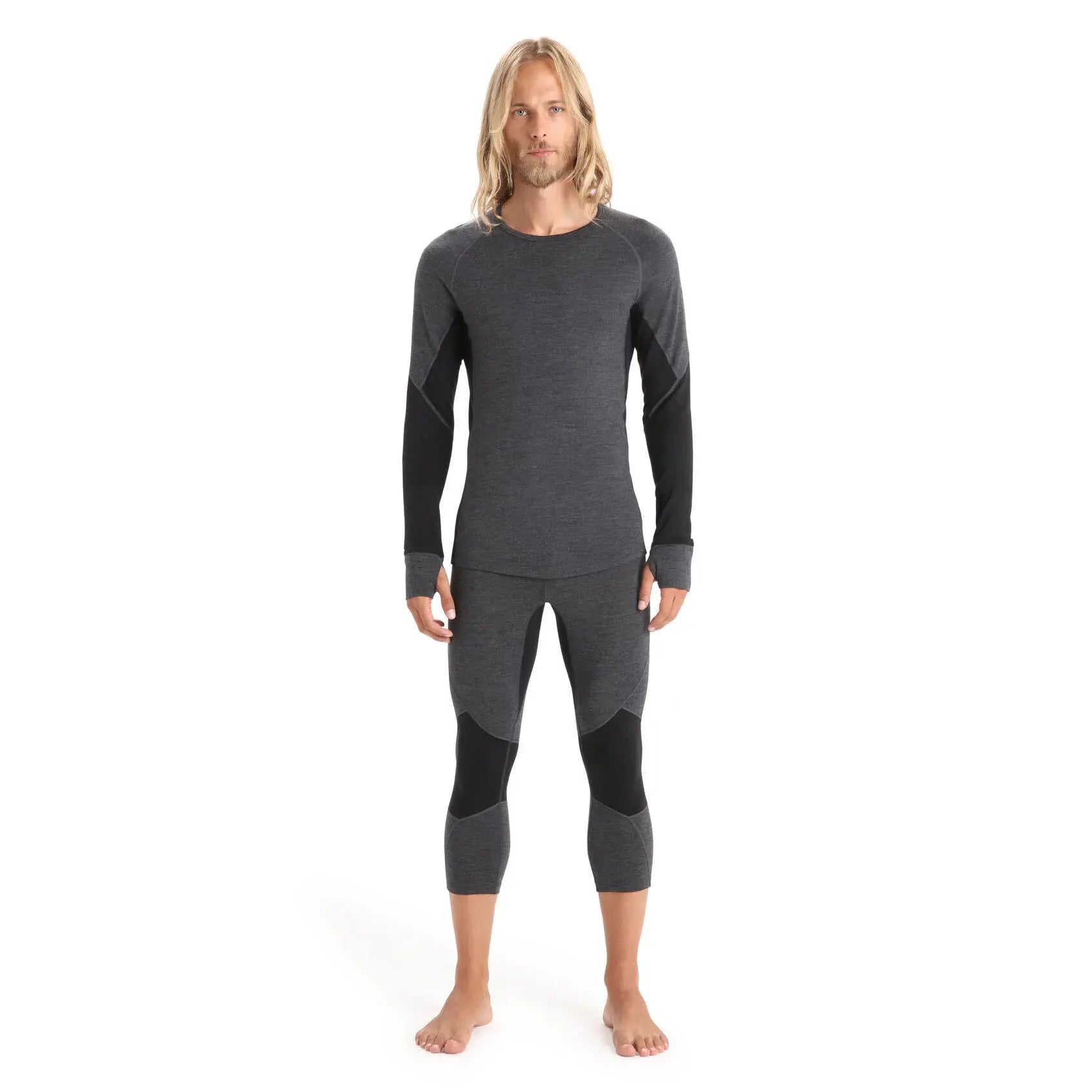 Icebreaker 260 ZoneKnit Long Sleeve Crewe Mens Thermal Top