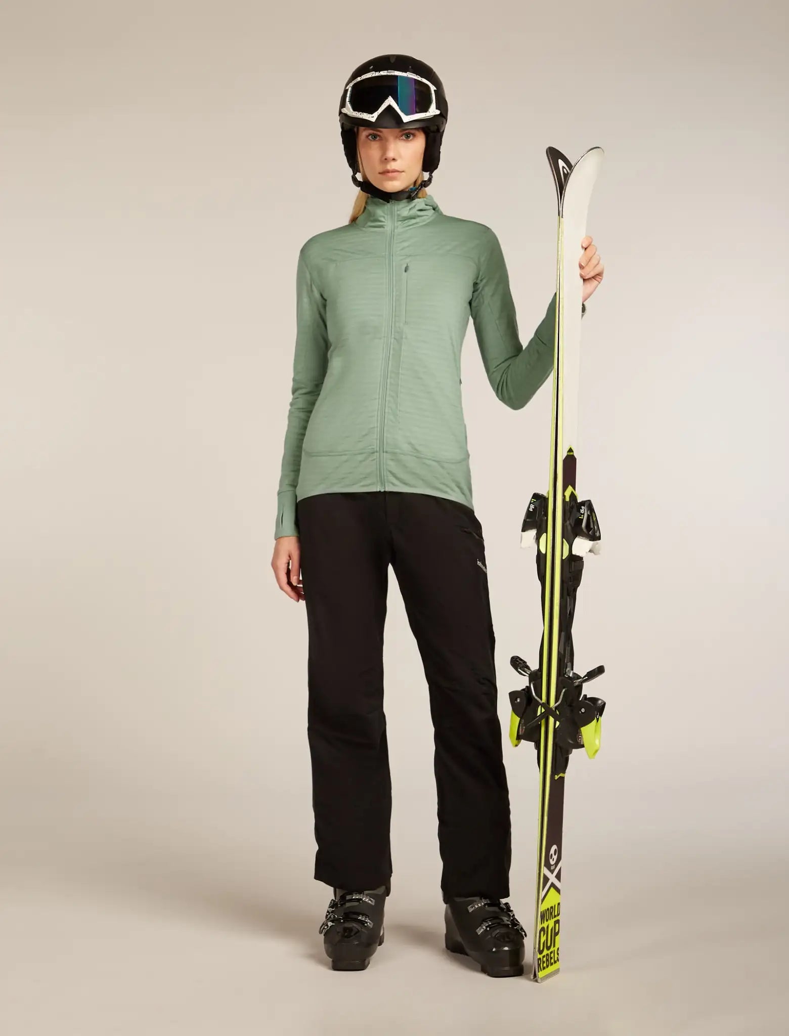 Icebreaker Merino Blend 300 RealFleece Descender Womens Hooded Jacket