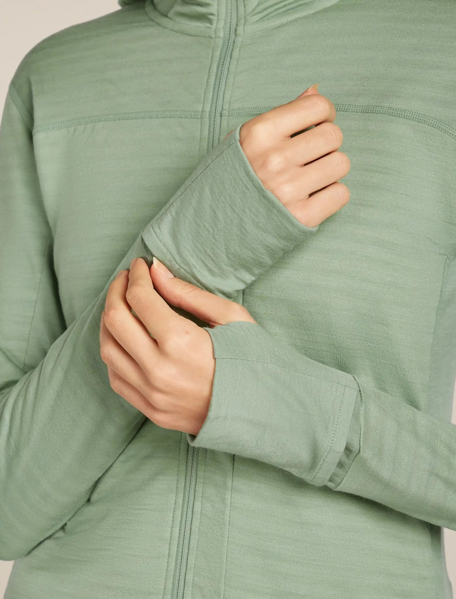 Icebreaker Merino Blend 300 RealFleece Descender Womens Hooded Jacket