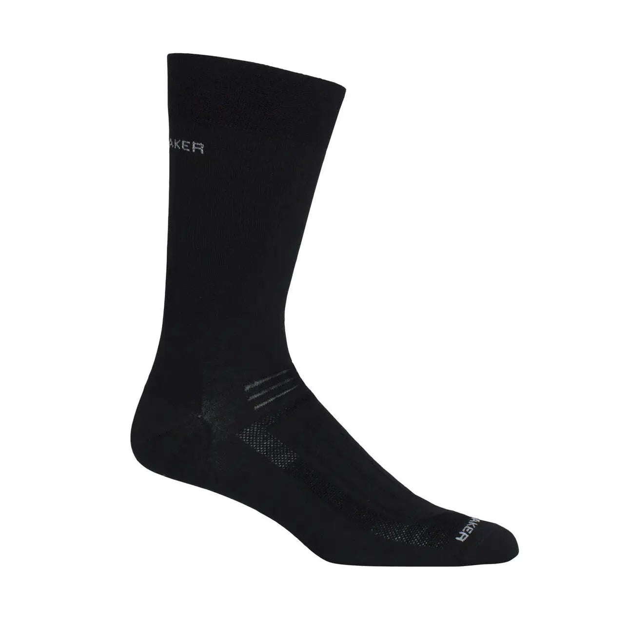 Icebreaker Hike Liner Crew Mens Socks Colour Black