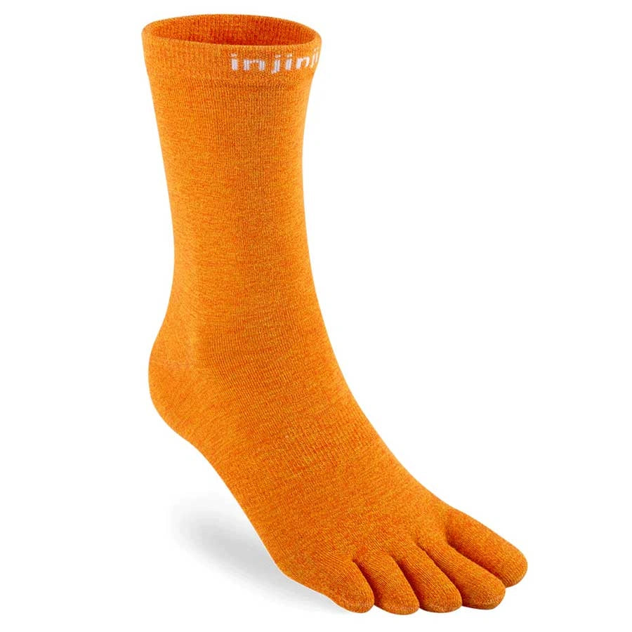 Injinji Liner 2 0 Lightweight Crew Hiking Socks Flame 1 Colour Flame