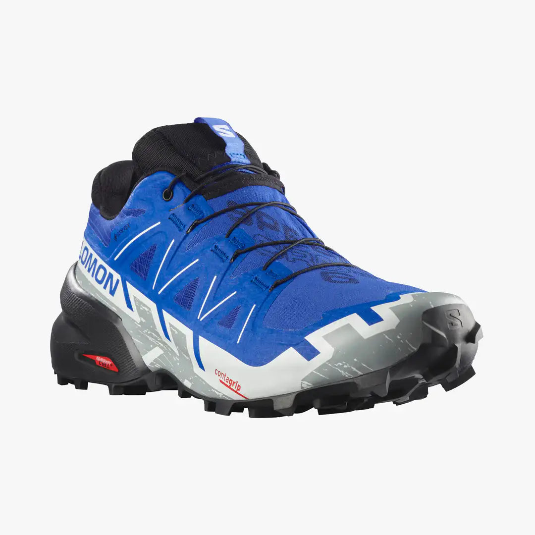 Salomon Speedcross 6 Gtx Mens Trail Running Shoes Nautical Blue Black White Colour Nautical Blue_Black_White