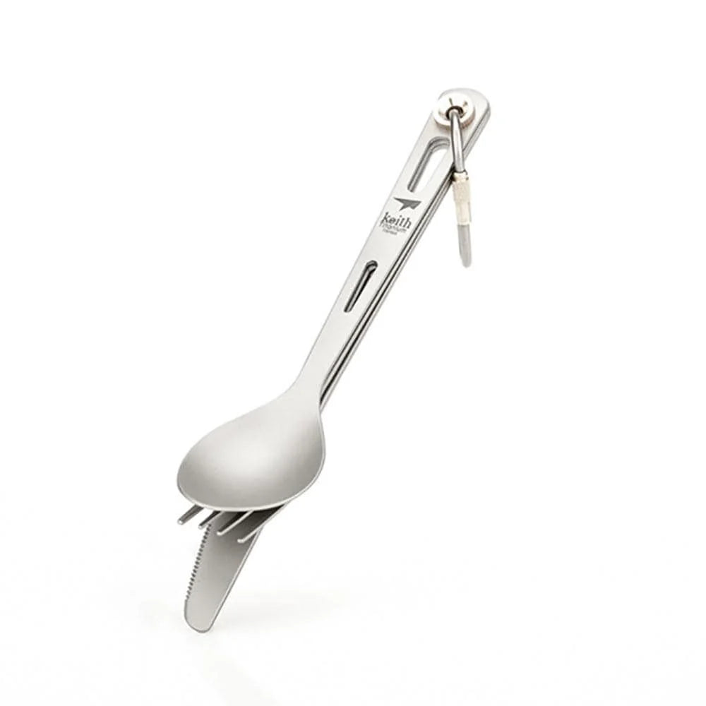 Keith 3 Piece Titanium Cutlery Set