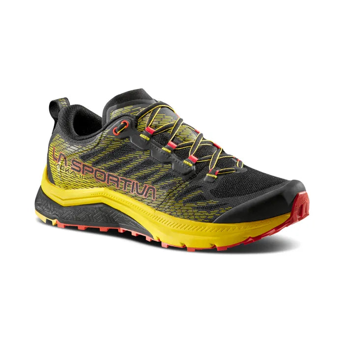 La Sportiva Jackal Ii Mens Trail Running Shoe Black Yellow Colour Black_Yellow