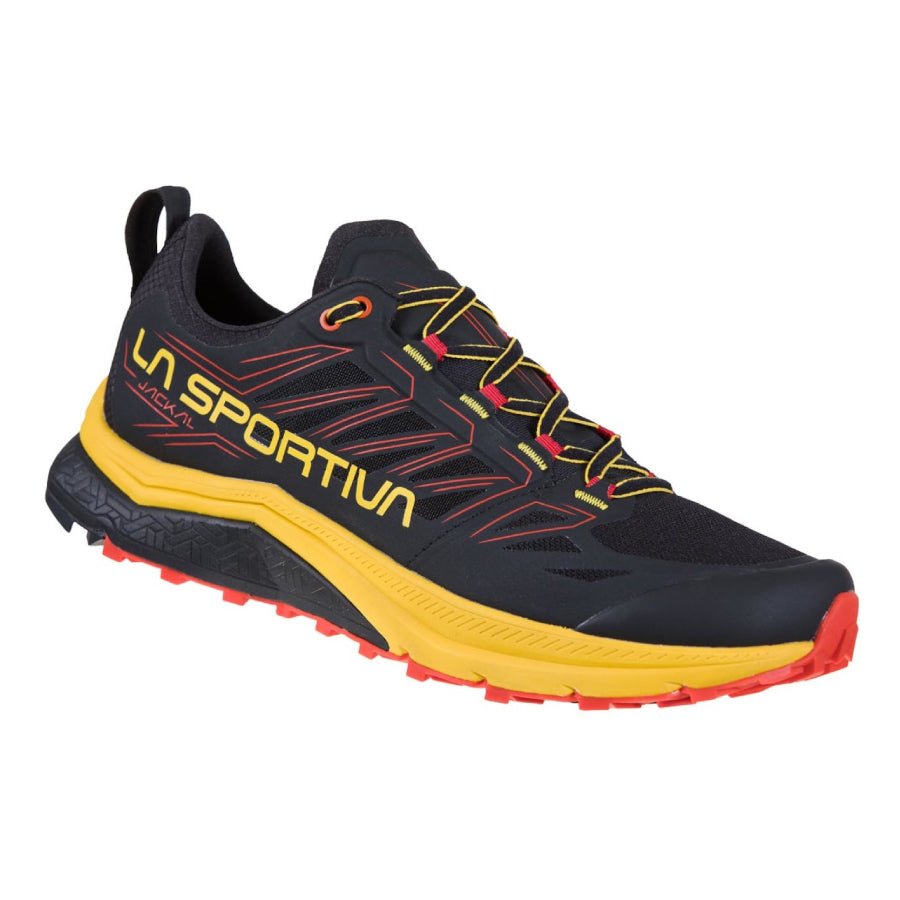 La Sportiva Jackal Mens Trail Running Shoe Black Yellow Inte Colour Black_Yellow