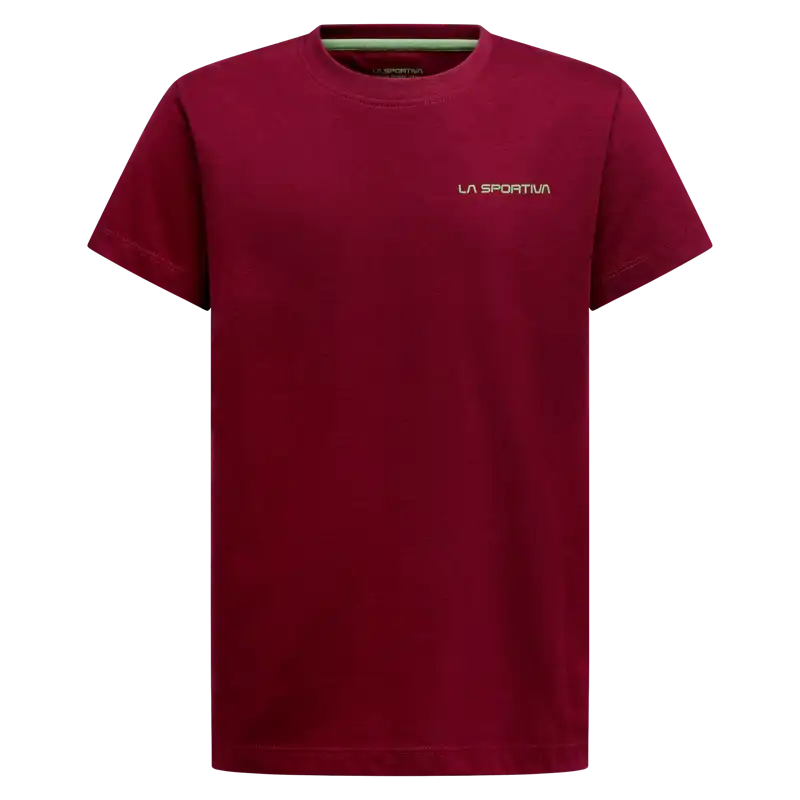 La Sportiva Boulder Kids T-Shirt Colour Redwood