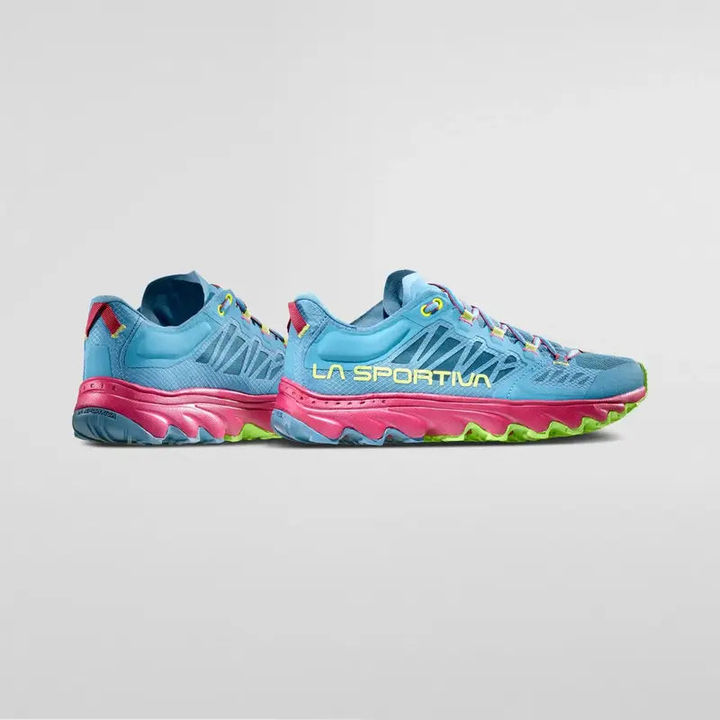 La Sportiva Helios III Womens Trail Running Shoe - Topaz/Red Plum - Clearance