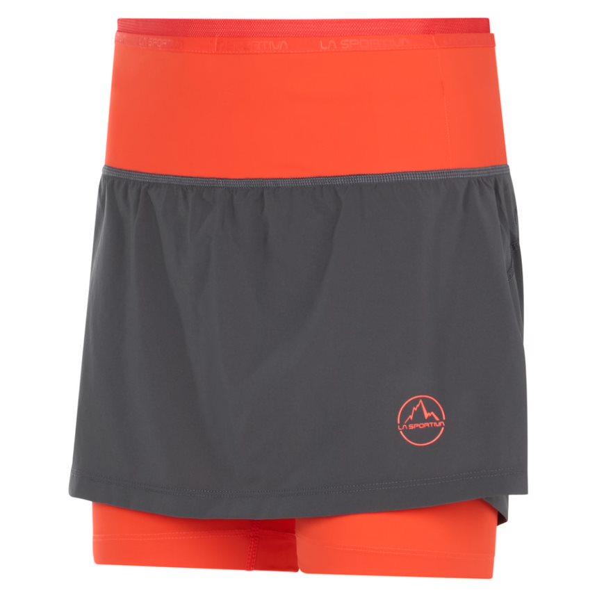 La Sportiva Swift Ultra Womens Skirt Colour Carbon Cherry Tomato
