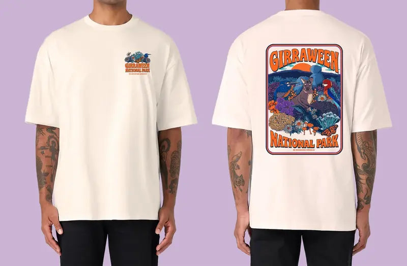 Moonshine Madness Girraween National Park Oversize Tee