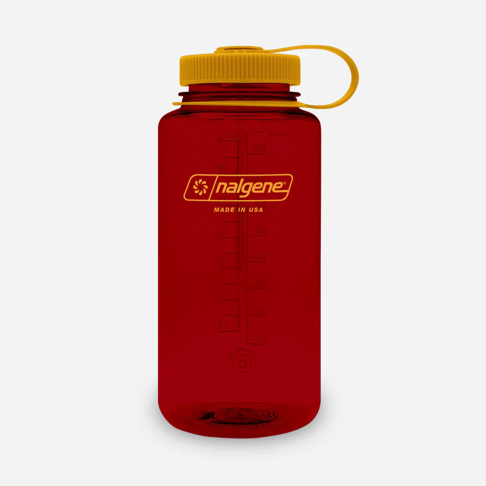 Nalgene Wide Mouth Sustain Bottle 1L Colour Red Yellow