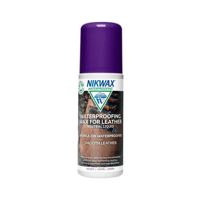 Nikwax Waterproofing Liquid Wax for Leather (125ml)