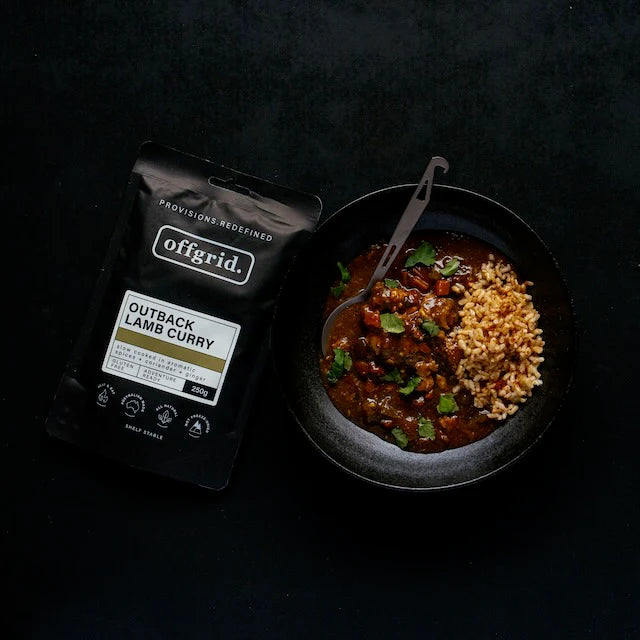Offgrid Provisions Outback Lamb Curry 250g Heat & Eat Meal