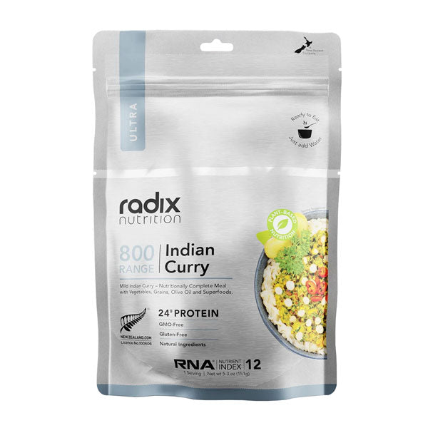 Radix Nutrition Ultra Plant Based Meal 800Kcal Colour Indian Curry