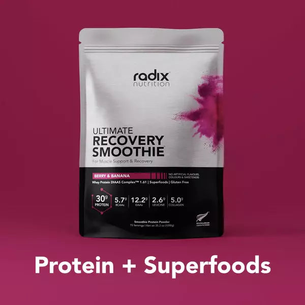 Radix Nutrition Ultimate Recovery Whey Protein Smoothie Powder - Single Serving