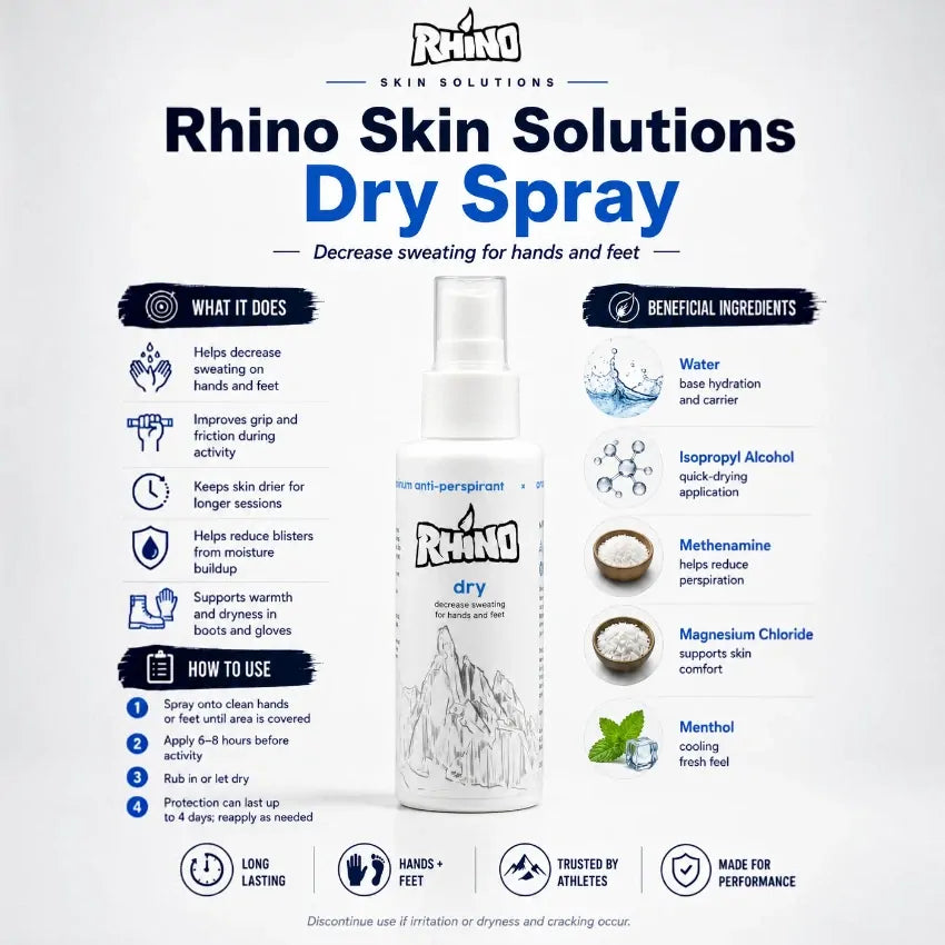 Rhino Dry Spray On Skin Antiperspirant - 30ml