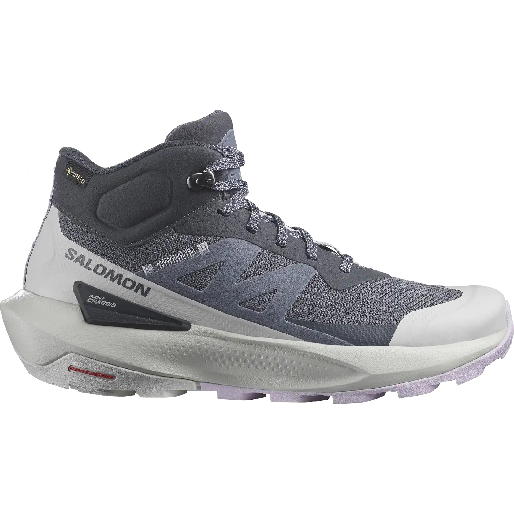 Salomon Elixir Activ Mid GTX Womens Hiking Boot - India Ink / Glacier