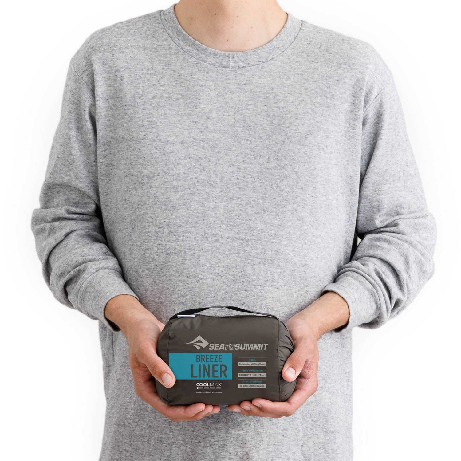 Sea to Summit Breeze Sleeping Bag Liner - Rectangular with Pillow Sleeve