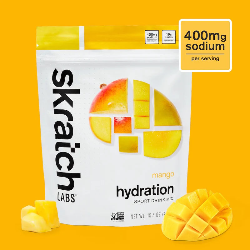 Skratch Labs Sport Hydration Drink Mix 440g - 20 Serving Resealable Bag