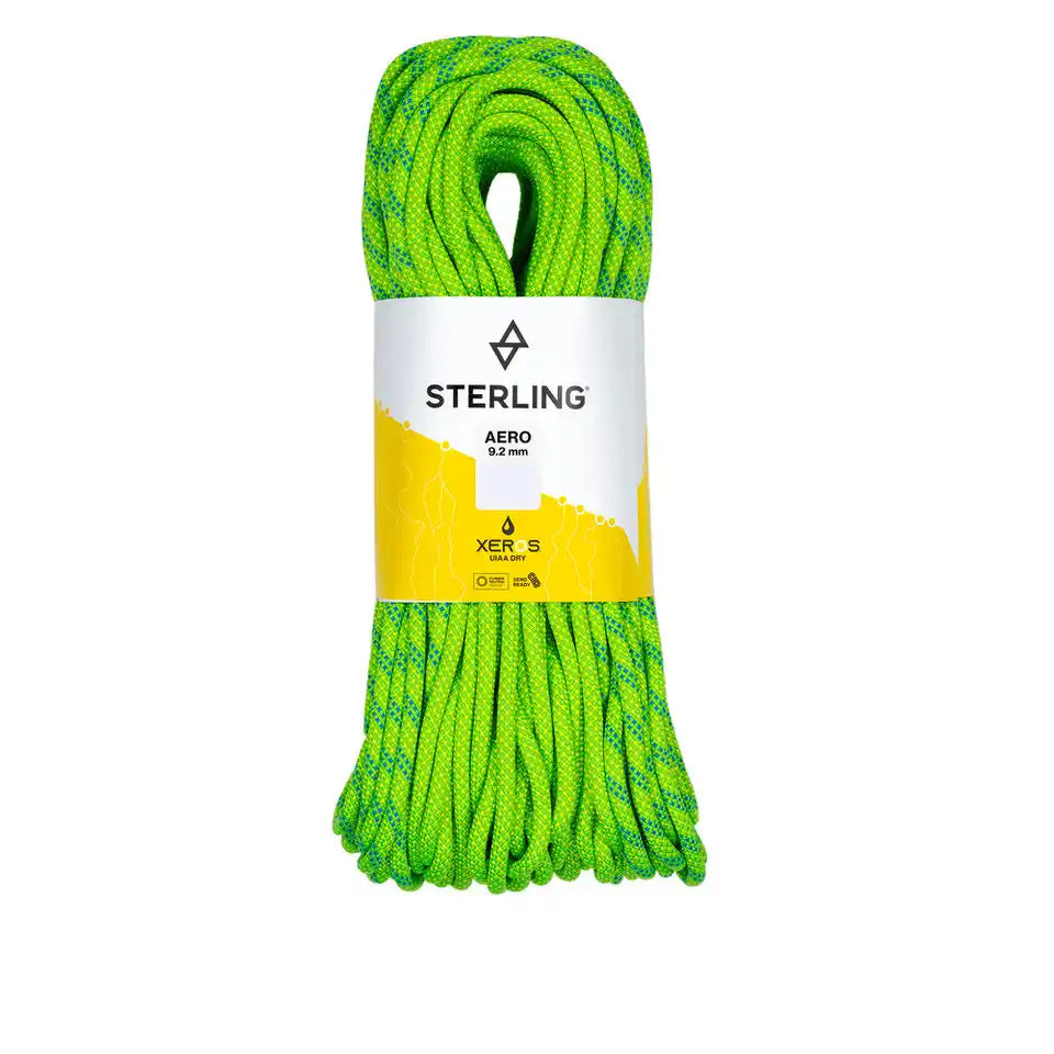 Sterling Aero 9 2Mm Xeros 80M Dynamic Climbing Rope Colour Green