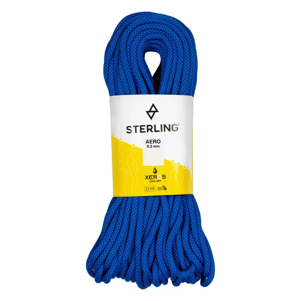 Sterling Aero 9 2Mm Xeros 80M Dynamic Climbing Rope 1 Colour Blue