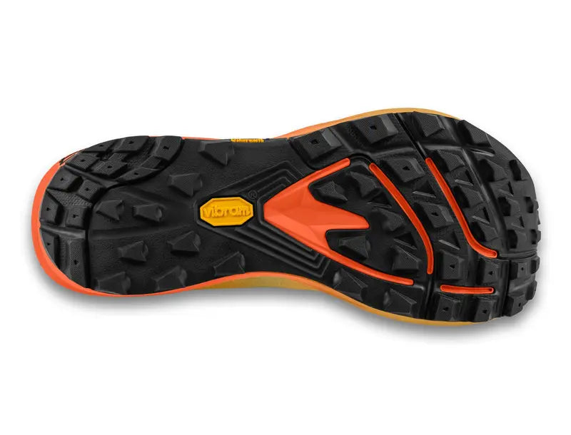 Topo Mountain Racer 4 Mens Trail Running Shoe - Mango/Black