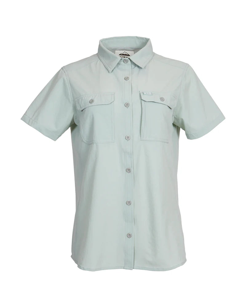 Xtm Cumberland Womens Short Sleeve Hiking Shirt Colour Jade