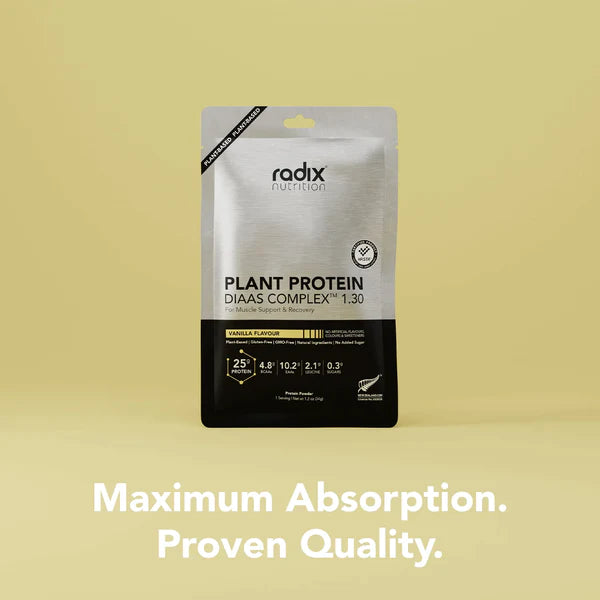 Radix Nutrition DIAAS Complex 1.30 Plant Protein Powder - Single Serving