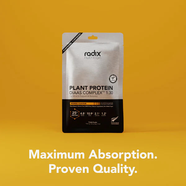 Radix Nutrition DIAAS Complex 1.30 Plant Protein Powder - Single Serving
