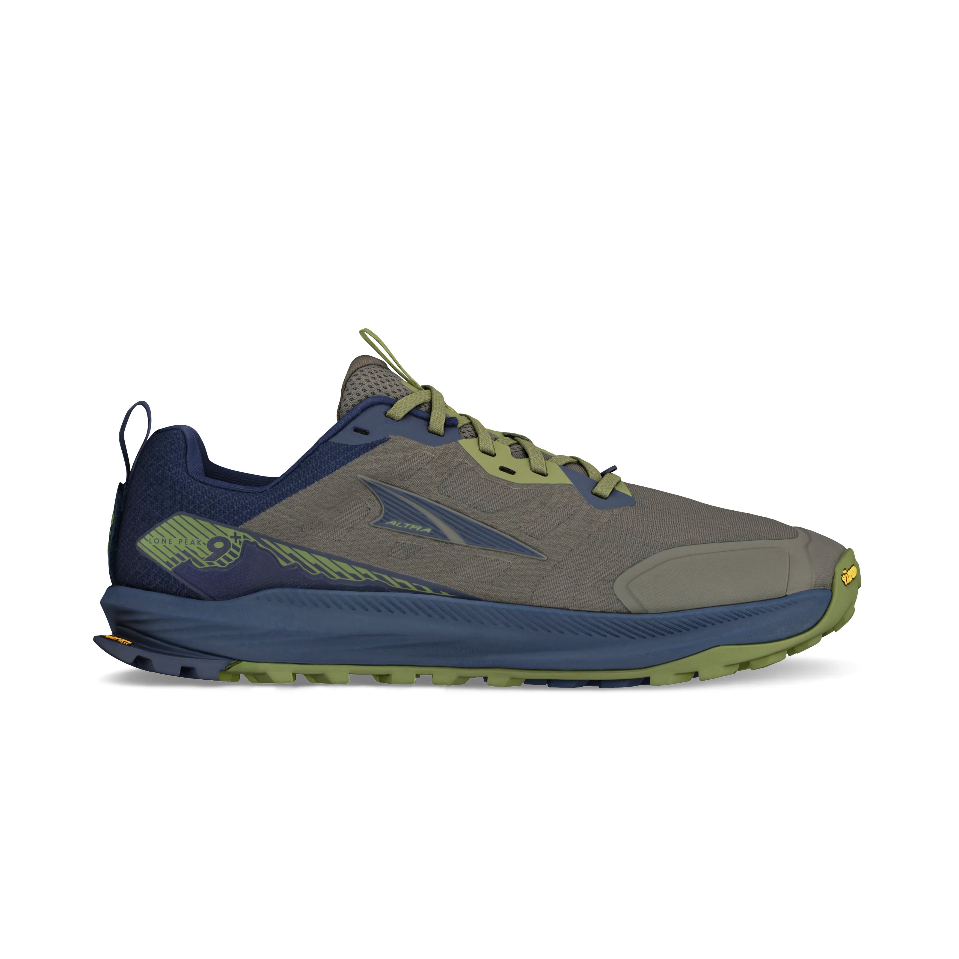Altra Lone Peak 9 Mens Trail Running Shoe Dusty Olive Colour Dusty Olive
