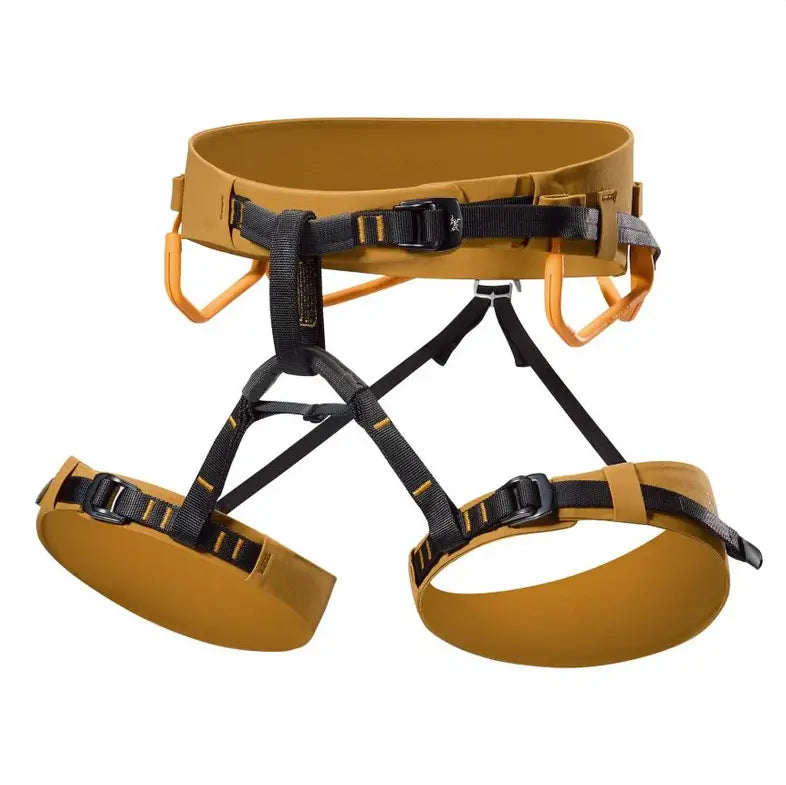 Arcteryx Ar 395A Mens Climbing Harness Yukon Edziza 3 Colour Mustard