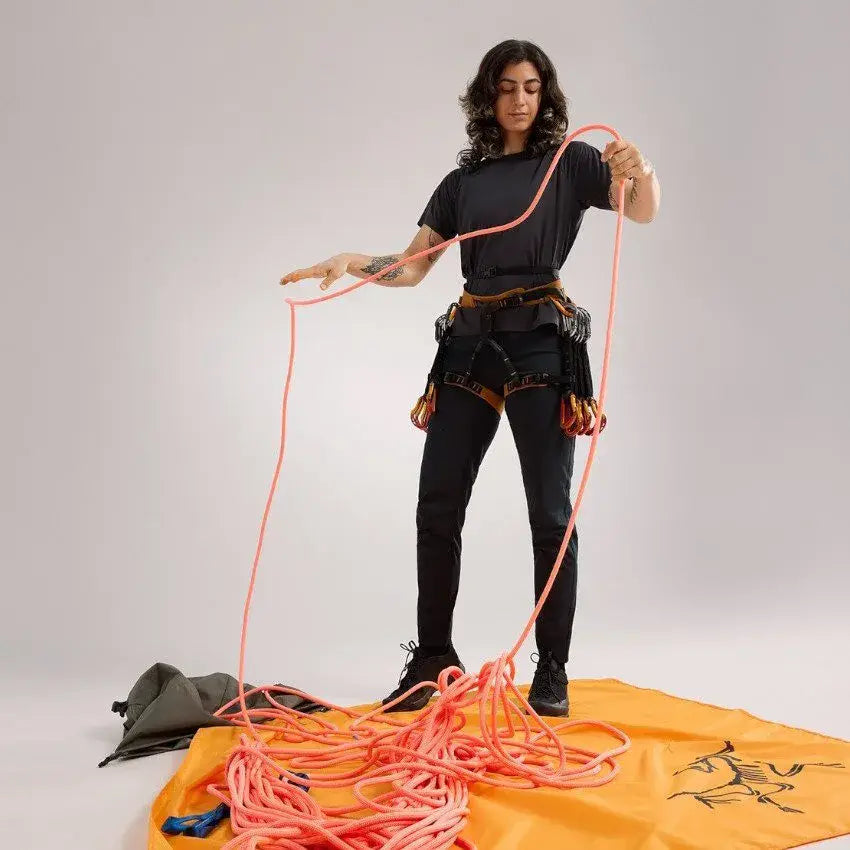 Arcteryx AR-385a Womens Climbing Harness - Yukon/Amaranthus