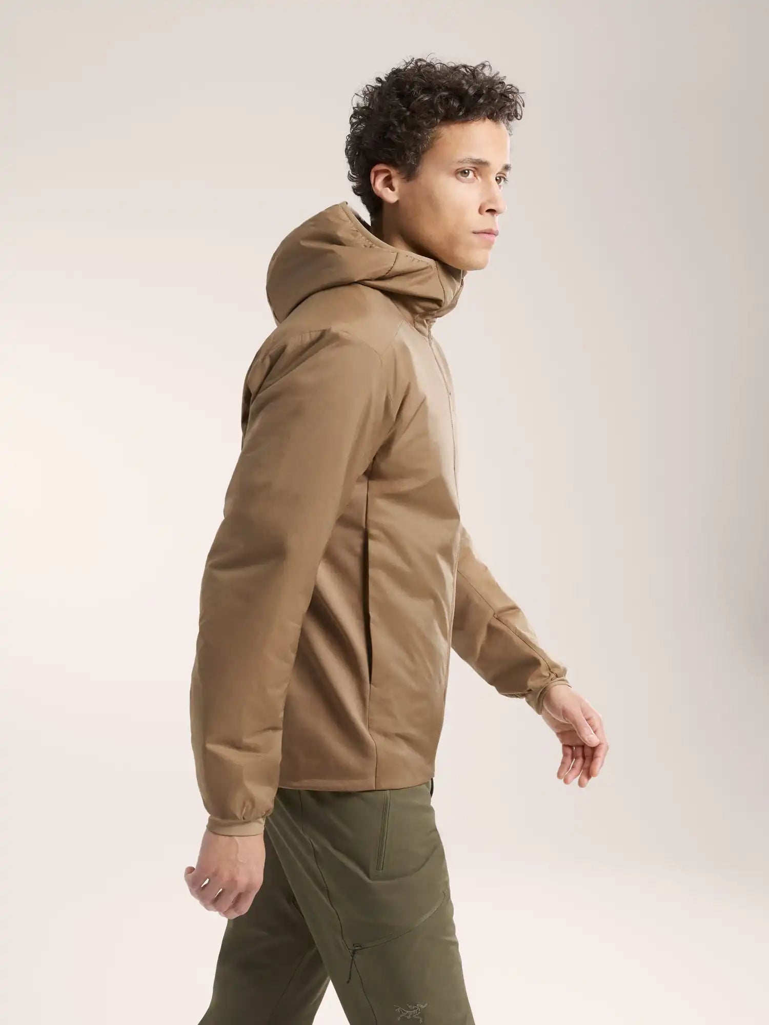 Arcteryx Atom Mens Hooded Jacket - Canvas/Forage