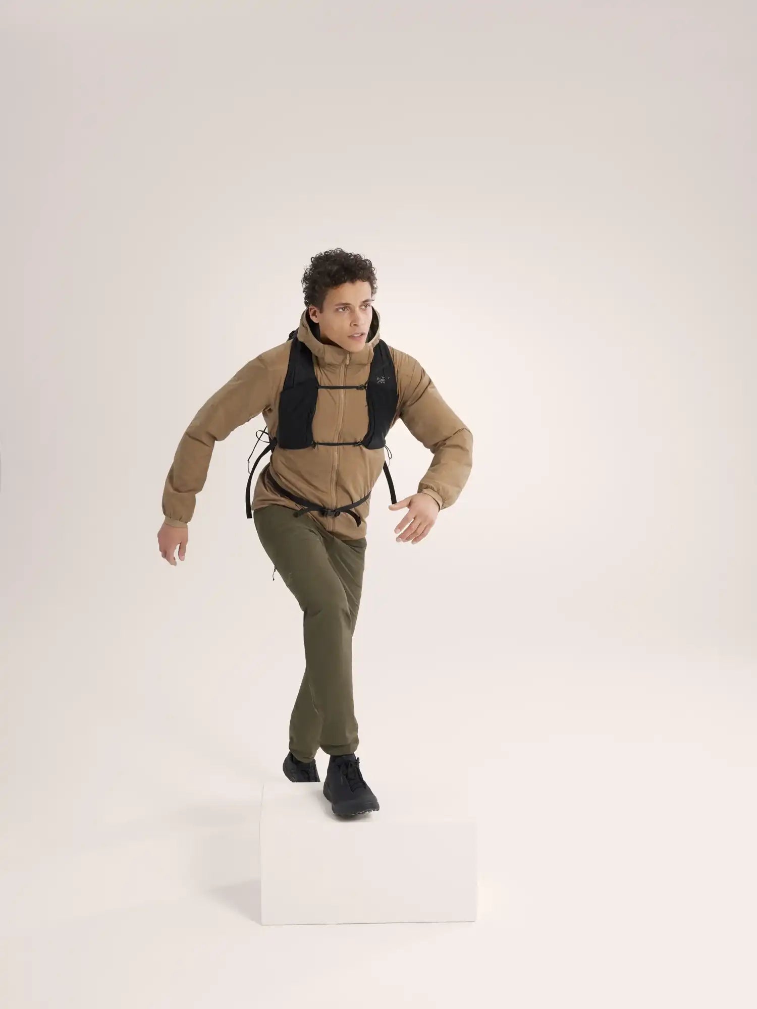 Arcteryx Atom Mens Hooded Jacket - Canvas/Forage